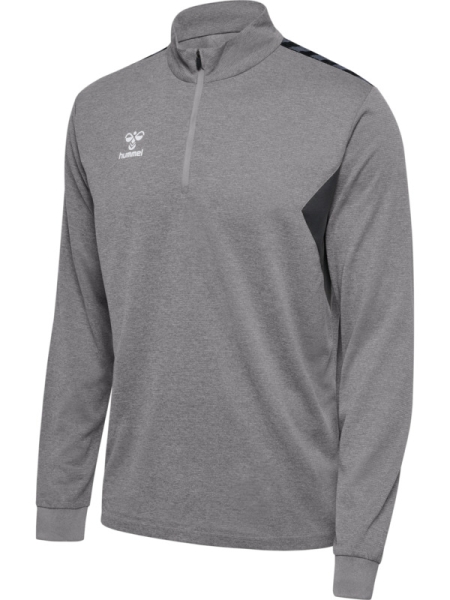 Hummel Authentic Half Zip Sweat - Grey melange